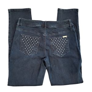 Chico's So Slimming Straight Leg Studded Pocket Jeans Chico's Size 00